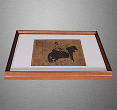 长葛书画装裱配框服务案例